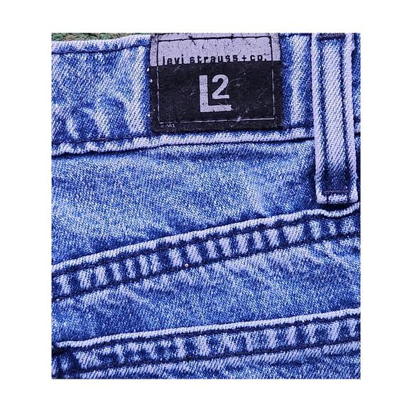 Levi's L2 Jeans Juniors Sz 9 Medium VTG Bootcut Y2K 90's Mid-rise Medium Wash - Picture 8 of 8